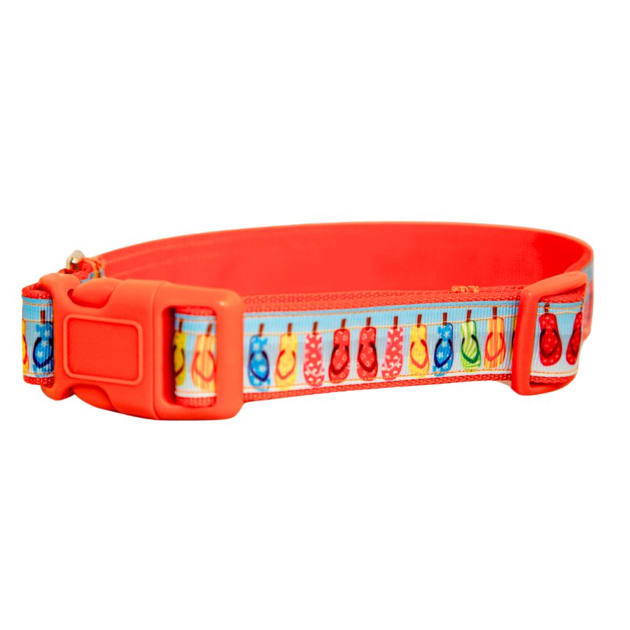 Flip Flop Dog Collar 1"