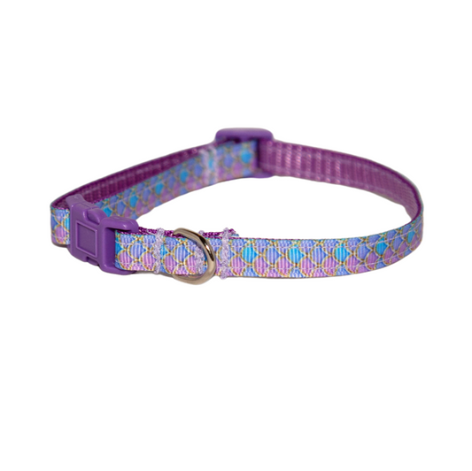 Little Mermaid Scales Dog Collar