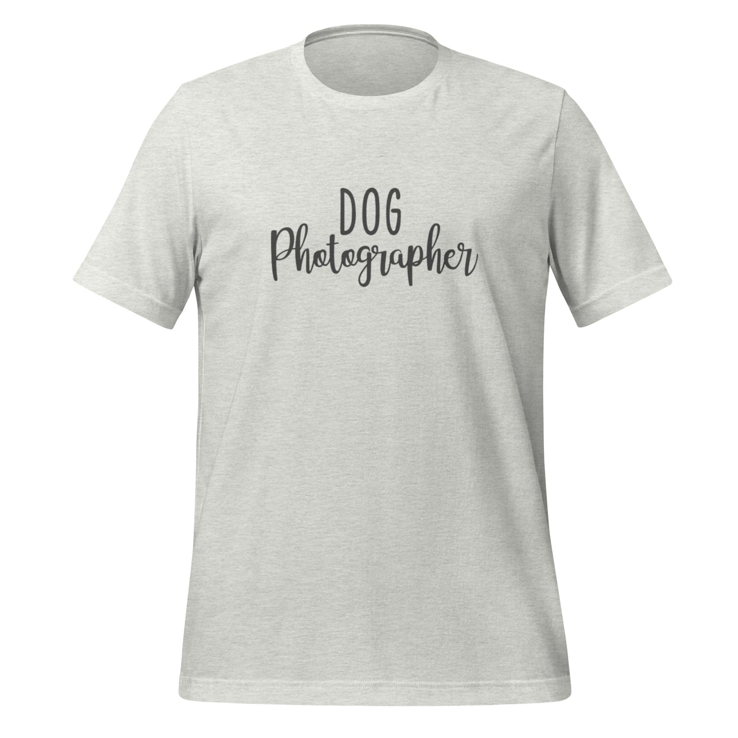 "Dog Photographer" Script Lettering Tee