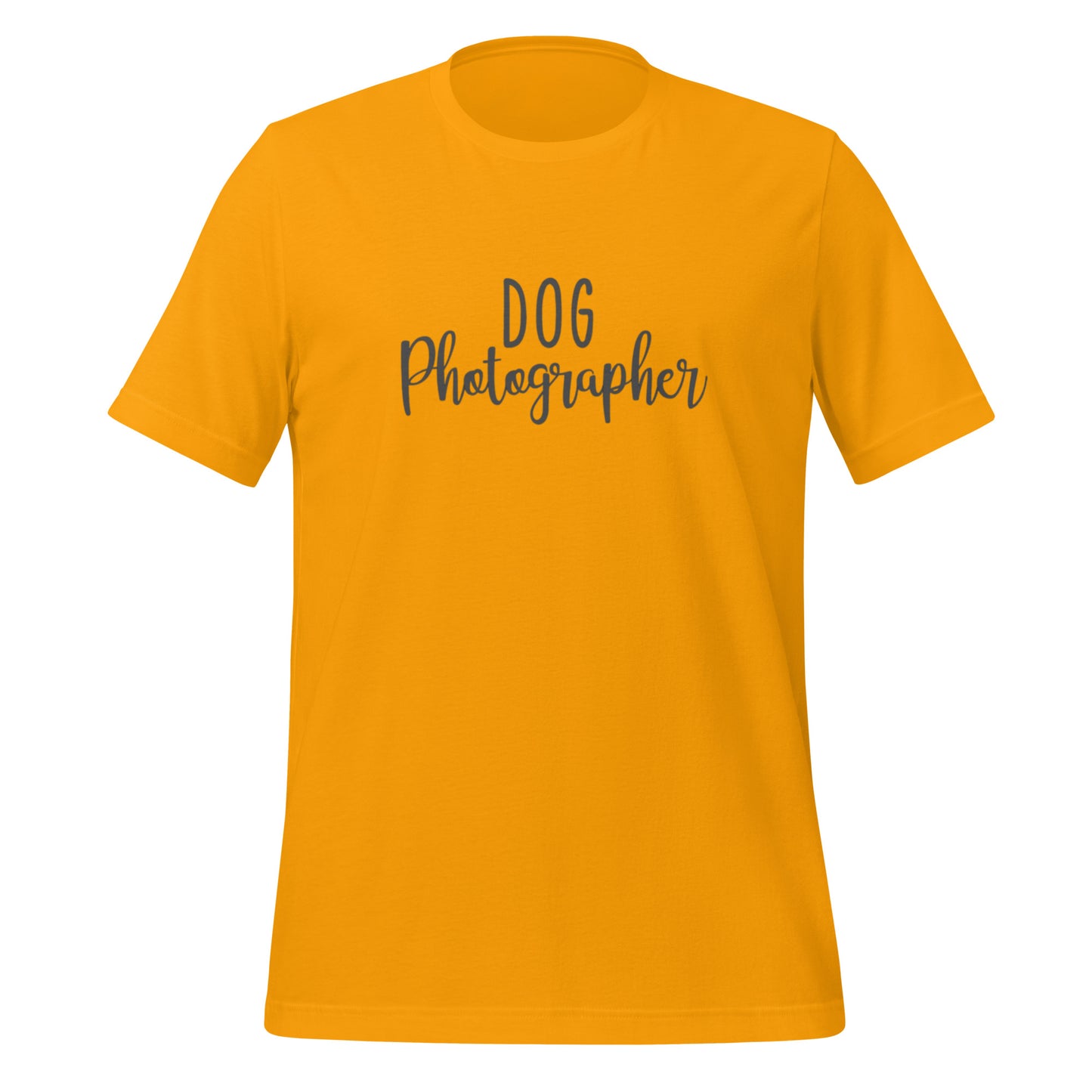 "Dog Photographer" Script Lettering Tee