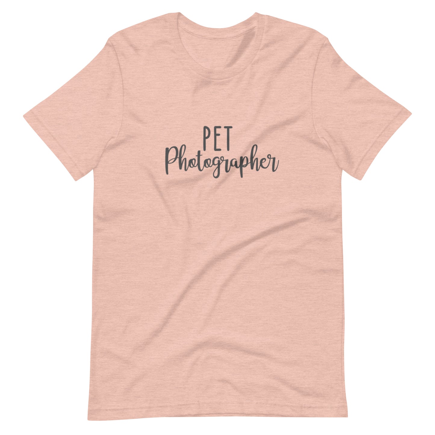 "Pet Photographer" Script Lettering Tee