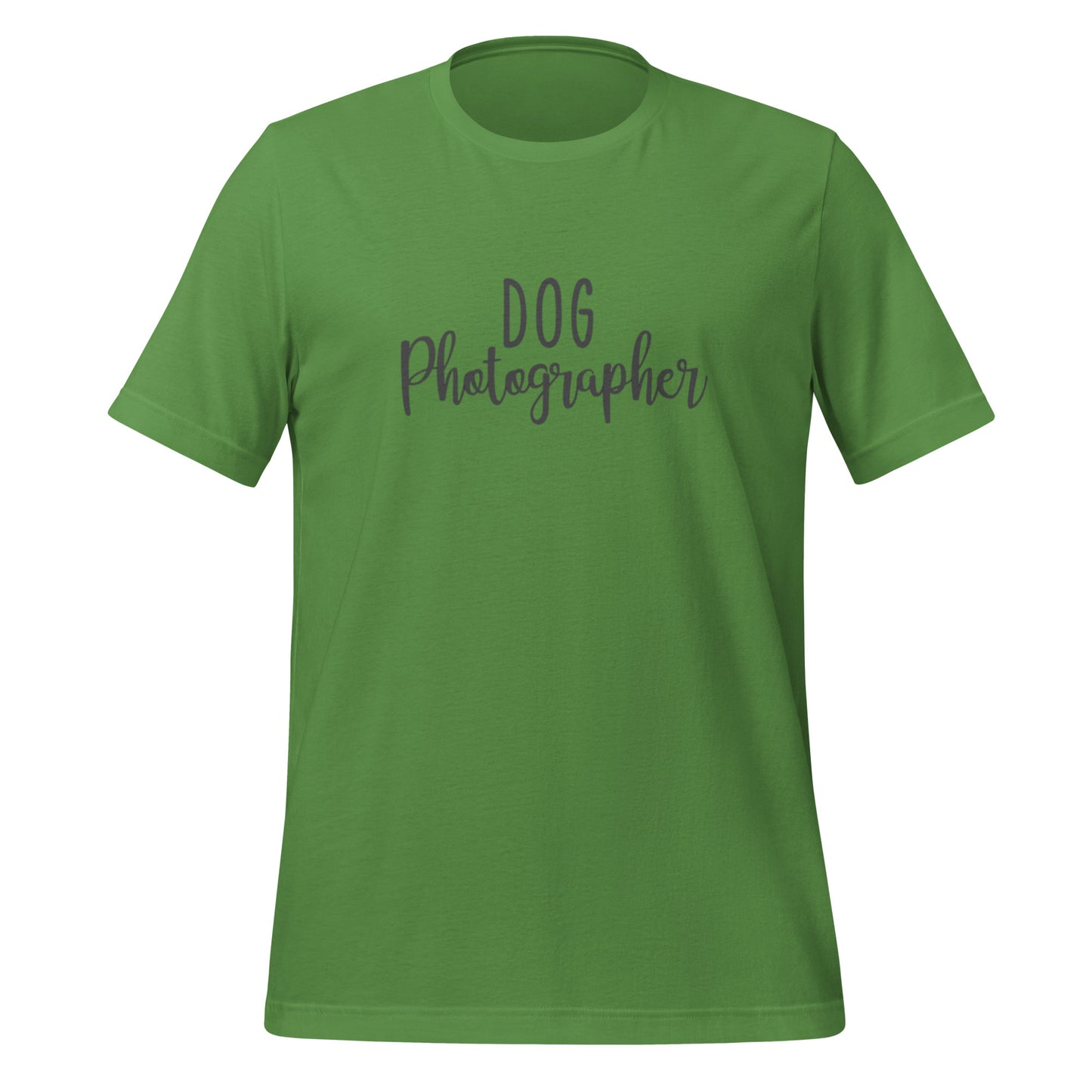 "Dog Photographer" Script Lettering Tee