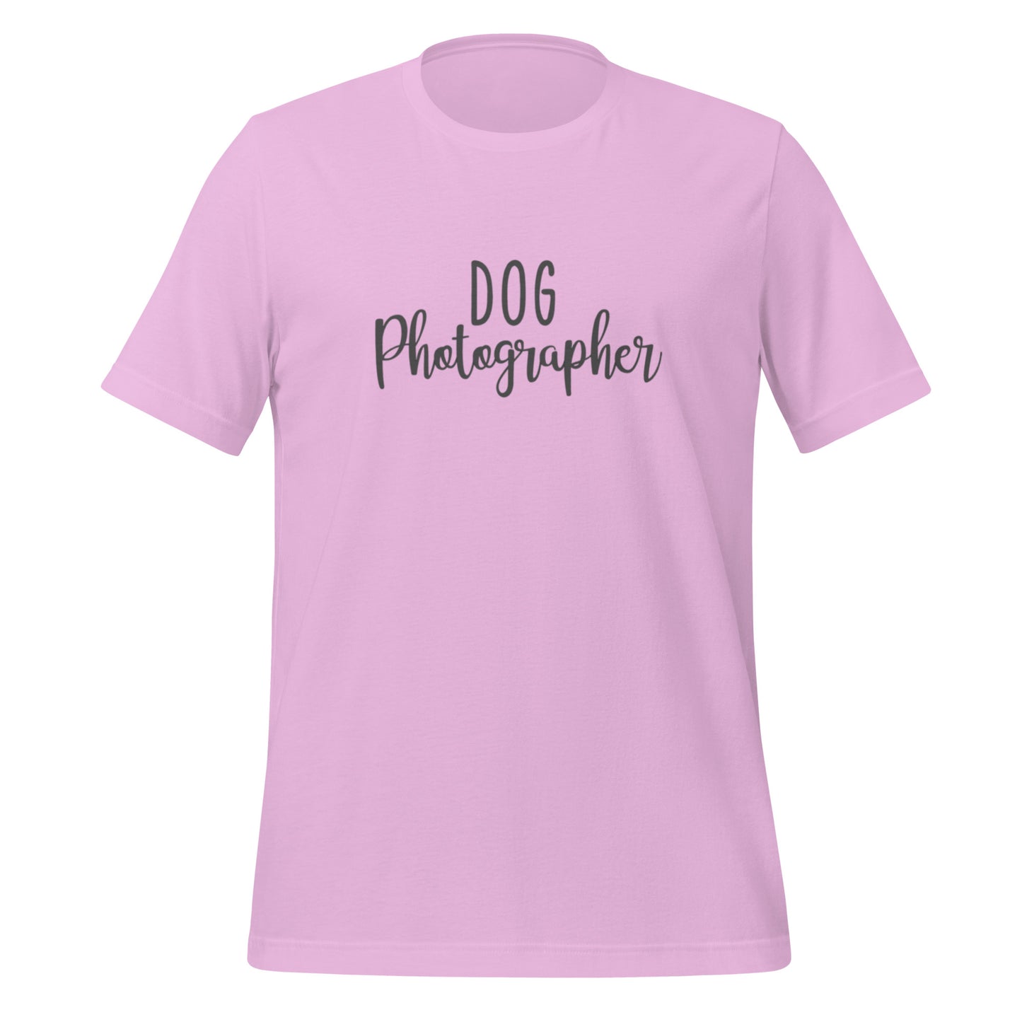 "Dog Photographer" Script Lettering Tee